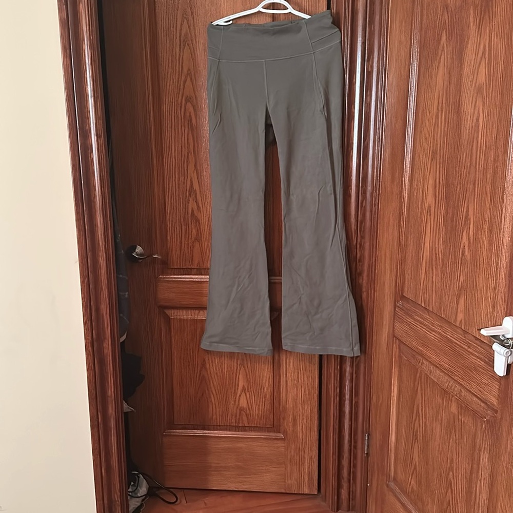 Lululemon Sage Green Flare Leggings Pants